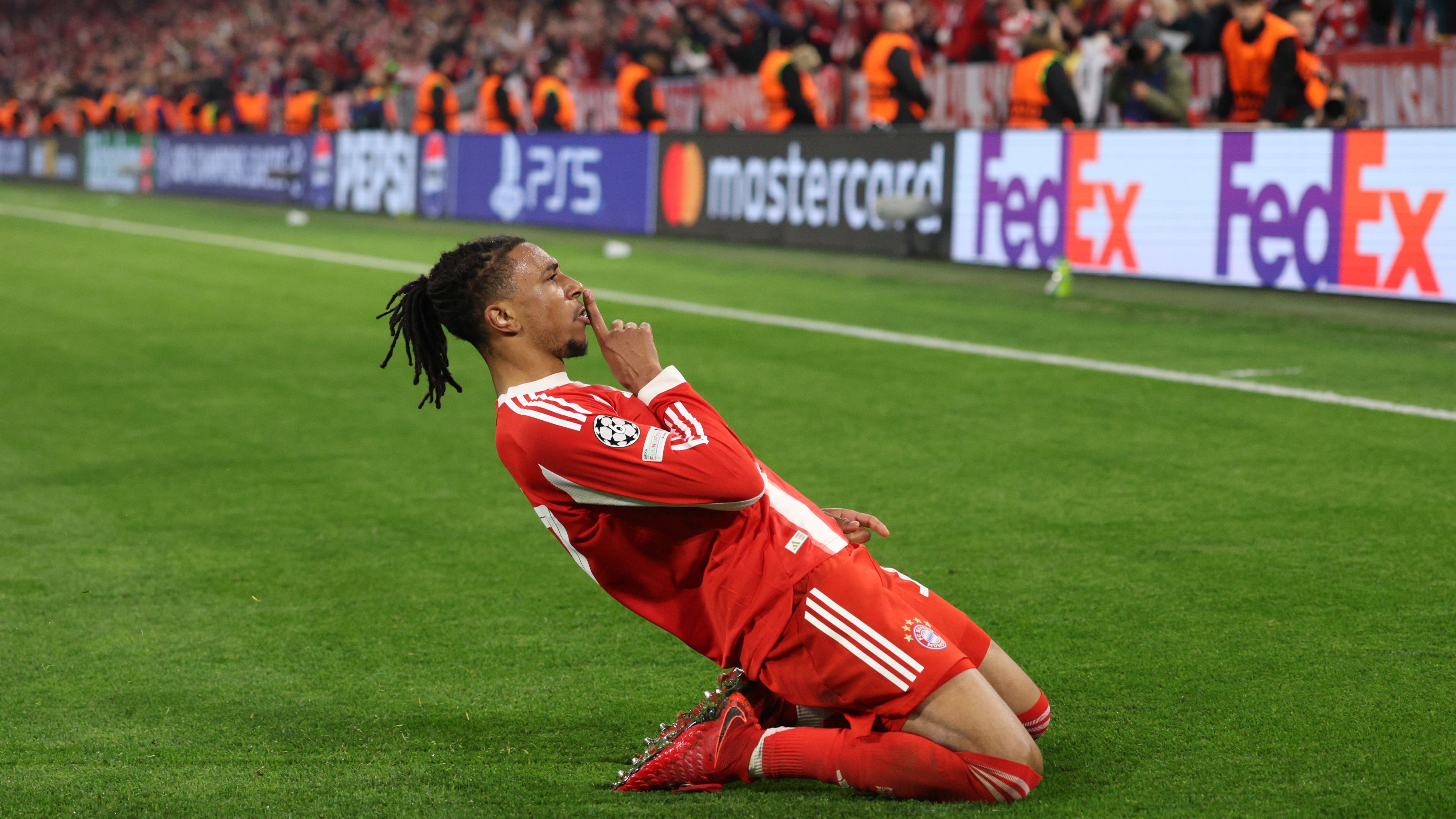 أوليسيه يتألق ويحتفل بتأهل بايرن ميونخ إلى نصف نهائي دوري الأبطال